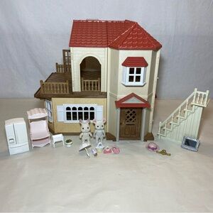 Calico Critters Sylvanian Family Red Roof Country Home Dollhouse Furniture RARE